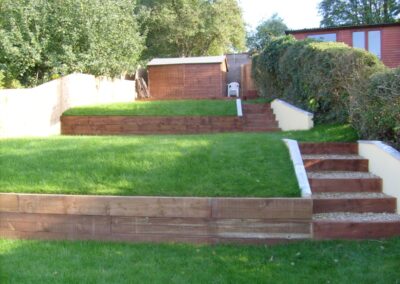Hard landscaping and full garden renovation by WG Landscapes