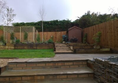 Hard landscaping and full garden renovation by WG Landscapes